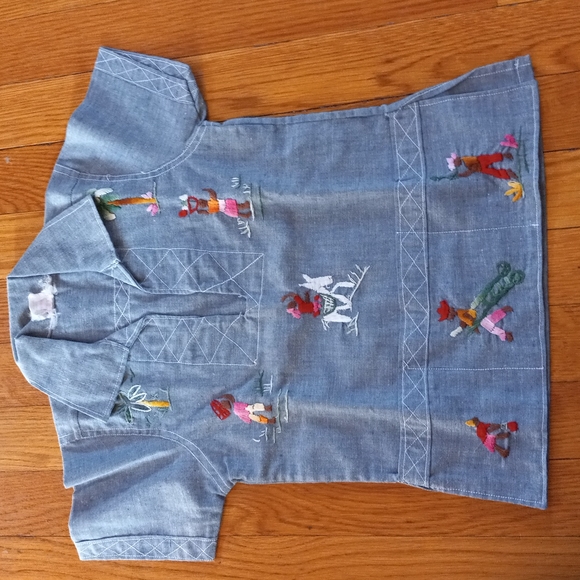 Helen's Fashions Other - Haitian Embroidered Children's lightweight shirt